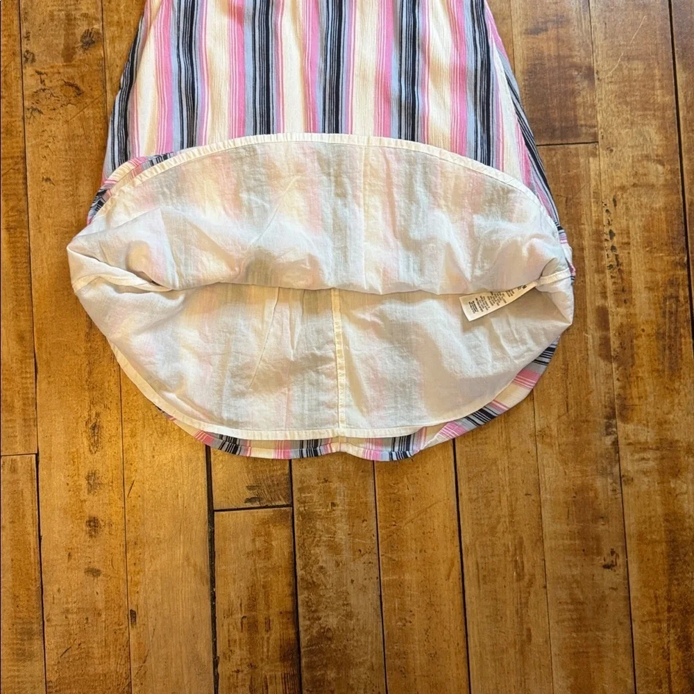 Roxy dress Multicolor Striped size 8 to 10 cotton vacation beach summer
